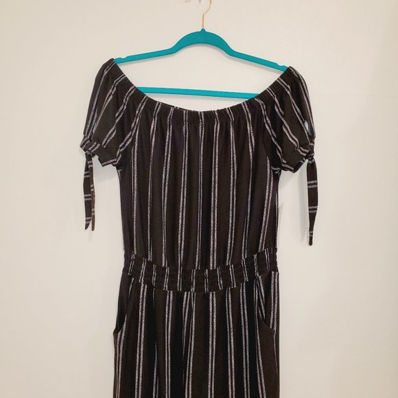 NEW Derek Heart Off Shoulder Tie Sleeve Jumper 0147 - Picture 3 of 11